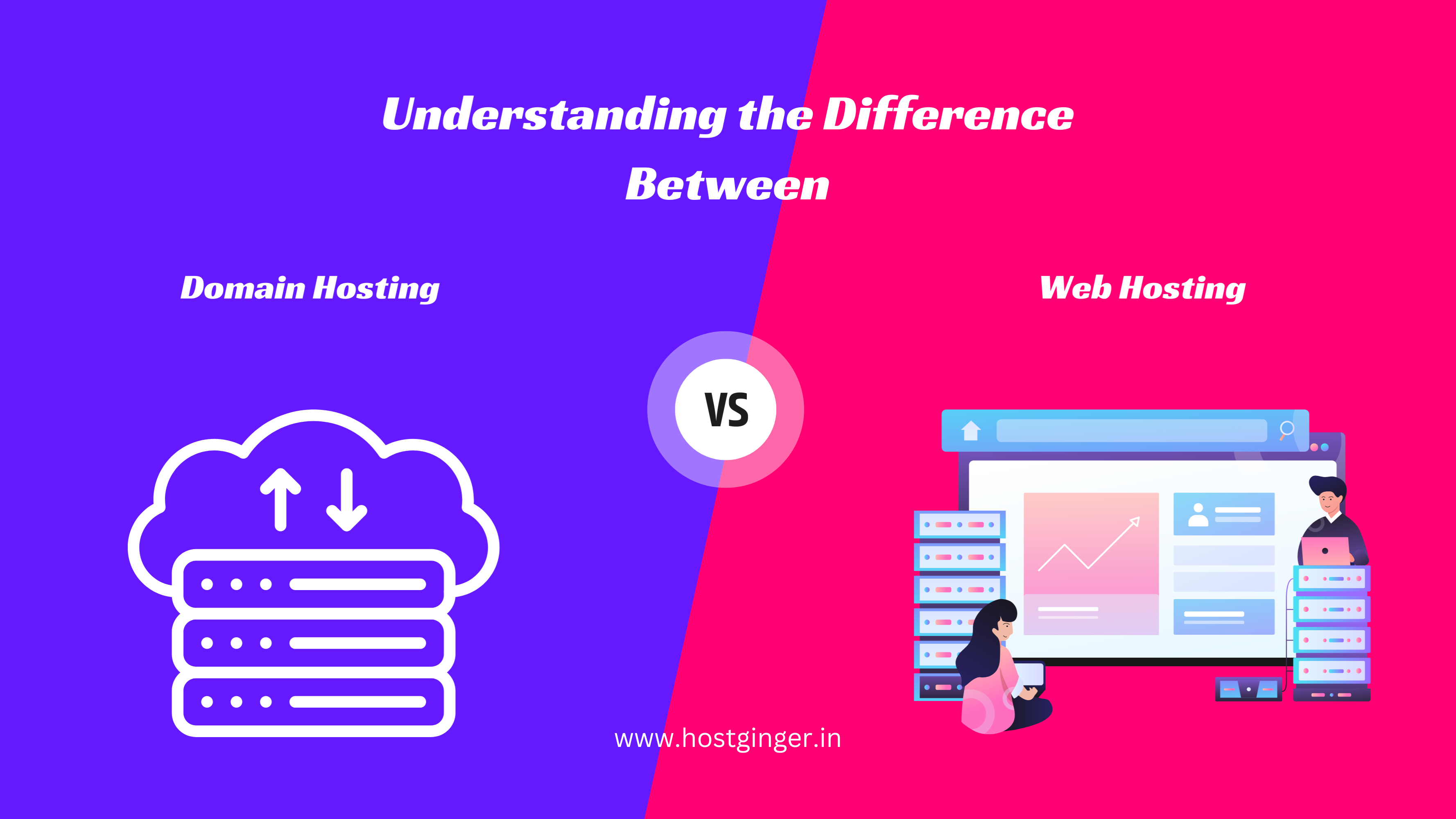 Difference Between Domain Hosting and Web Hosting
