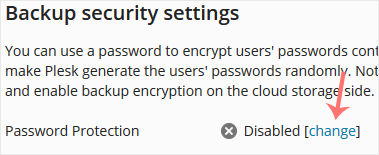 Plesk password protection