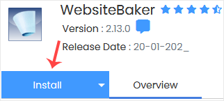 WebsiteBaker installation