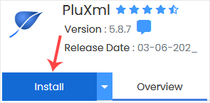 PluXml installation