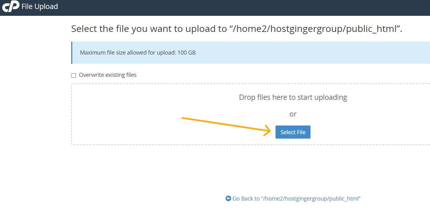 select image