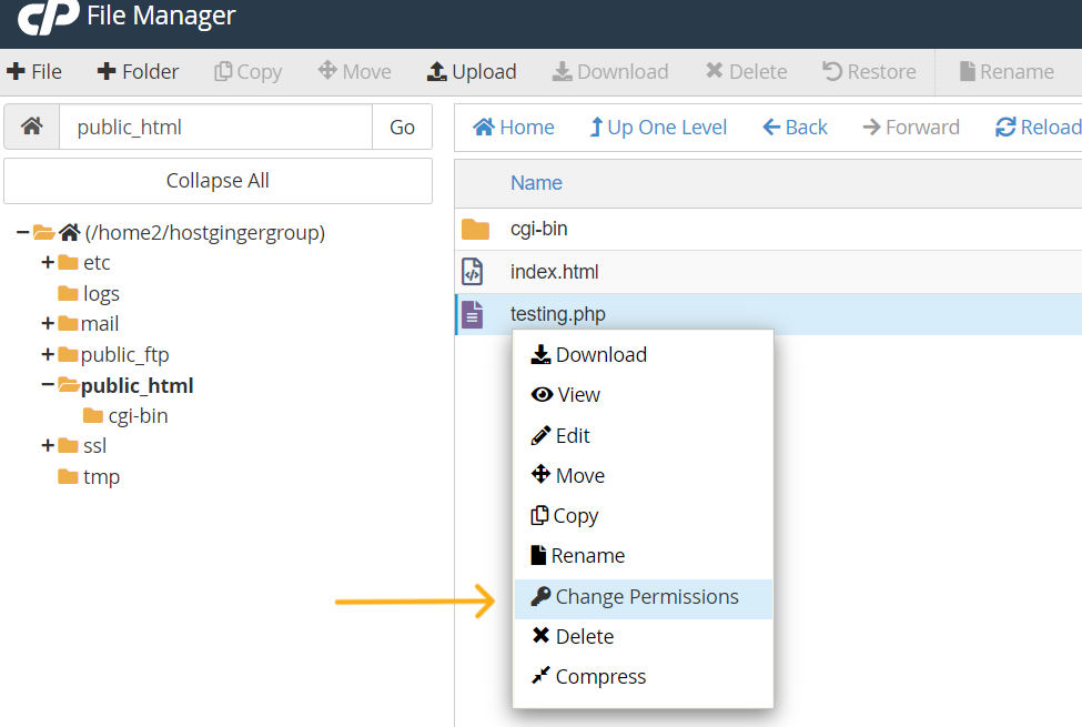permission set up