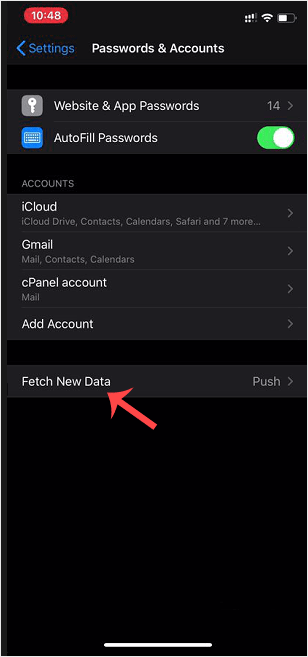 Fetch New Data