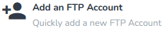 FTP Account addition